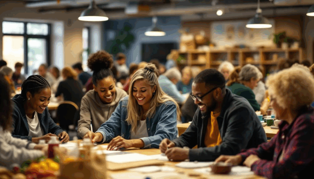 Nonprofit customer service team assisting donors and volunteers