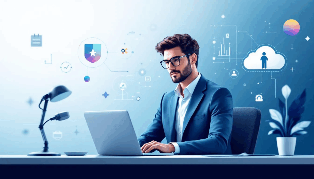 Team of IT consultants reviewing cybersecurity audit results