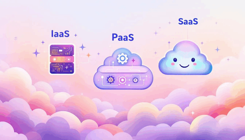 Comparison chart of top cloud services for businesses