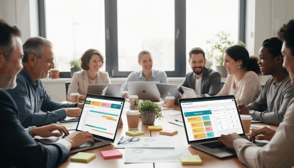 Downloadable strategic planning templates with SWOT analysis sections