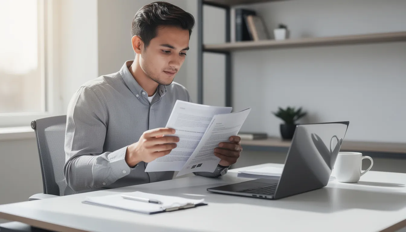 A person is seated at a desk, focused on reviewing documents while using a laptop, indicative of the application process for grant funding. This scene reflects the efforts of nonprofit organizations and eligible entities in seeking financial assistance for their programs and initiatives. A person is seated at a desk, focused on reviewing documents while using a laptop, indicative of the application process for grant funding. This scene reflects the efforts of nonprofit organizations and eligible entities in seeking financial assistance for their programs and initiatives.