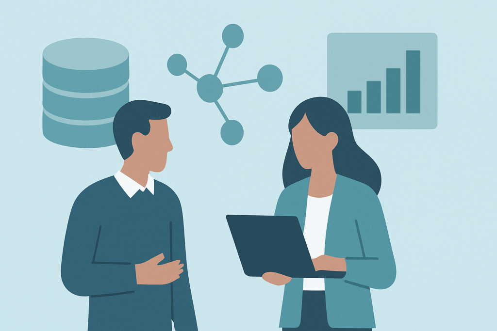 Nonprofit data management strategy illustration