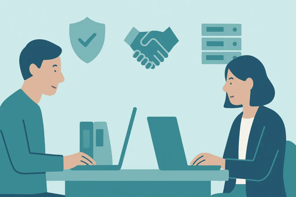 Co-managed IT services for nonprofits: internal IT staff partnering with MSP for cybersecurity and infrastructure support